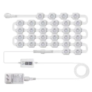 45M RGB LED Outdoor String Lights with APP Control and Scene Modes for Parties and Weddings