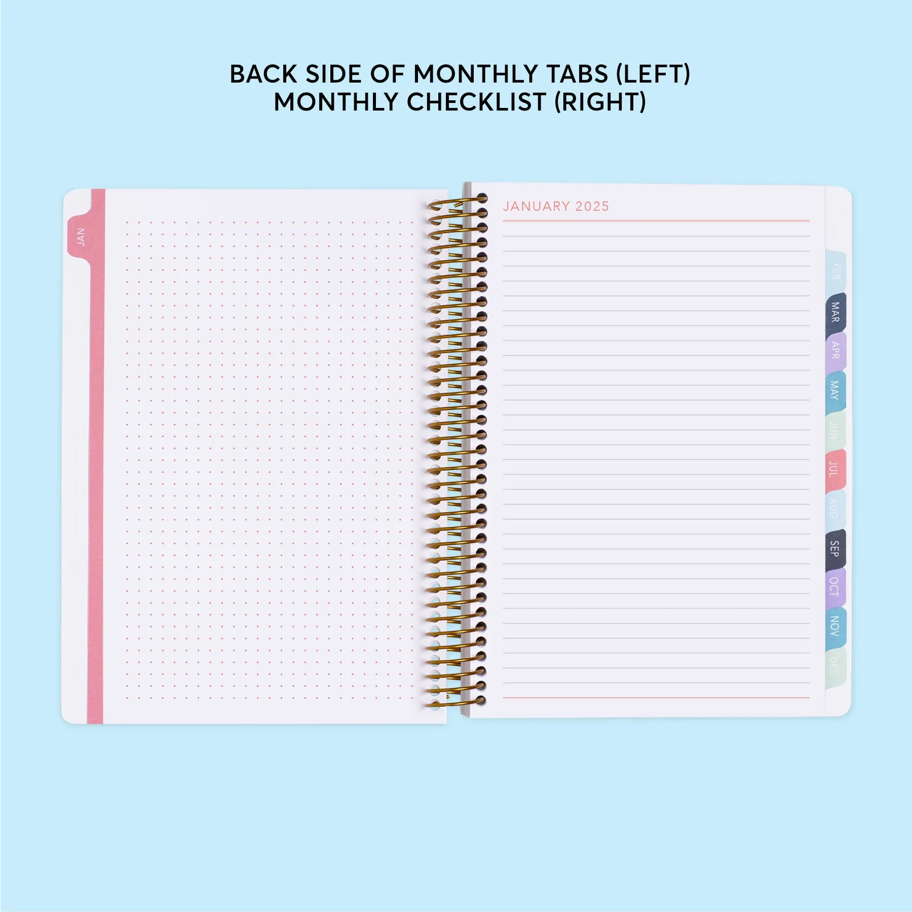 6x9 Fitness Planner - Colorful Florals Black