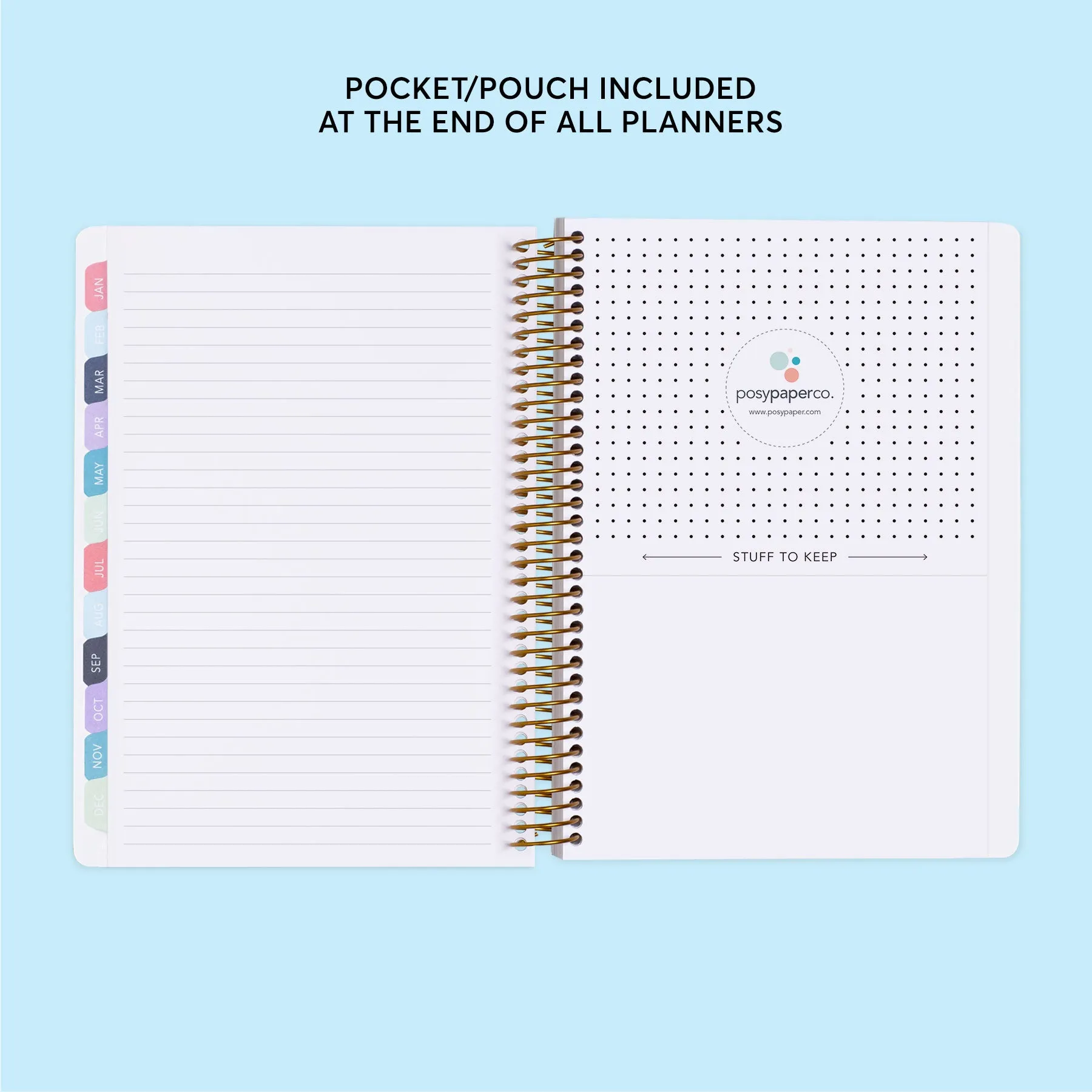 6x9 Fitness Planner - Colorful Florals Black
