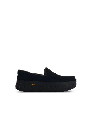 806 'Ascot' Black Suede Loafers