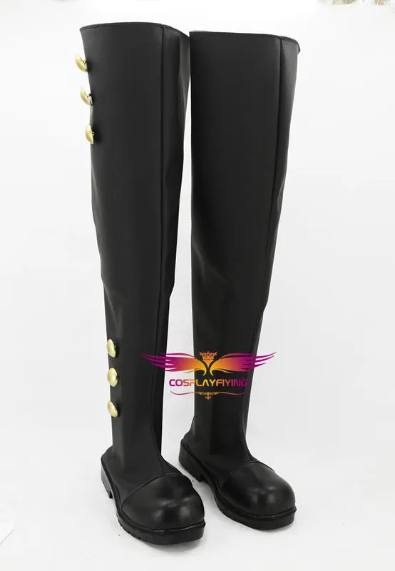 Anime Seraph of the end Ferid Bathory Cosplay Shoes Boots Custom Made for Adult Men and Women Halloween Carnival