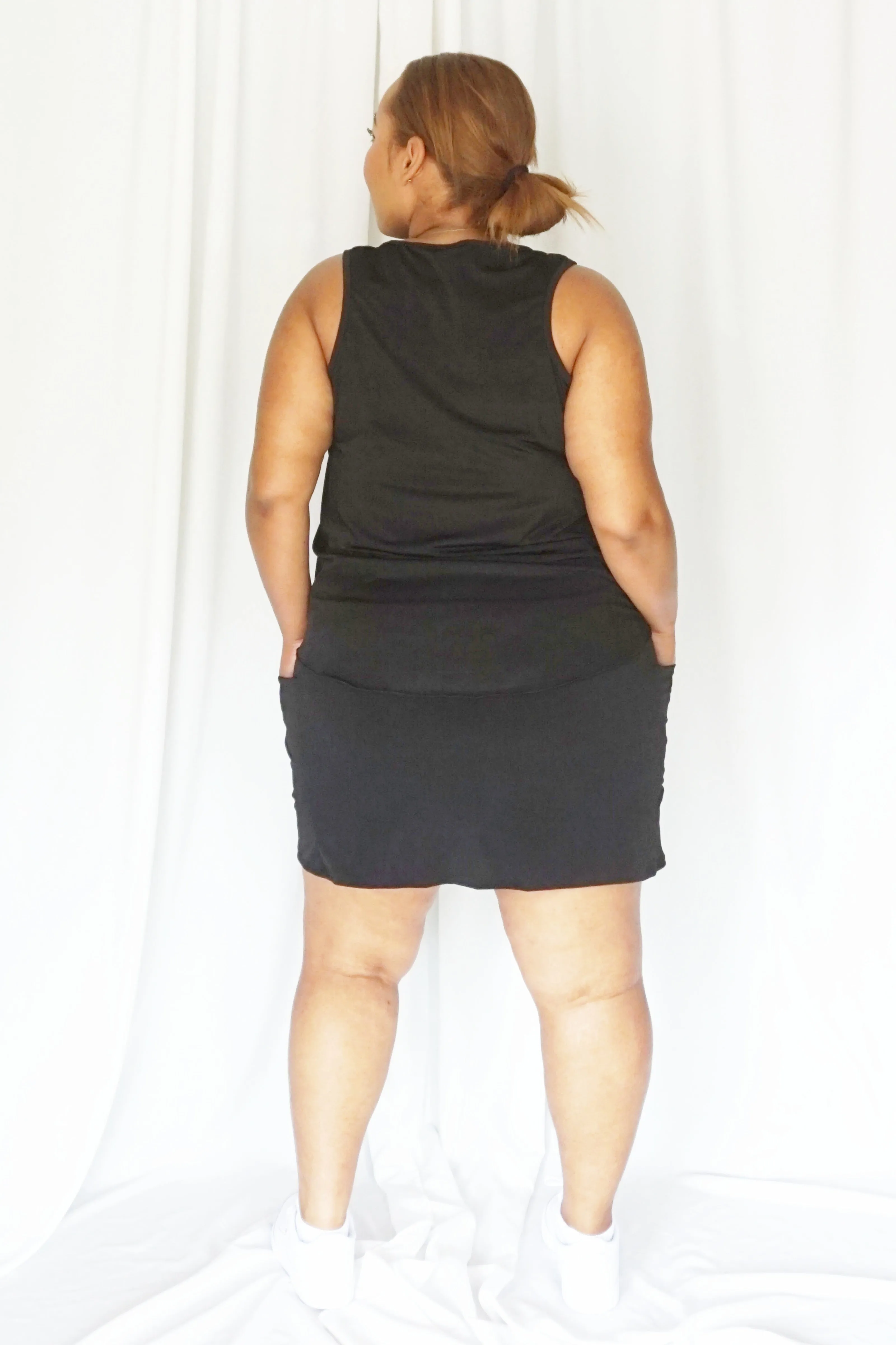 Black Pocket Skort