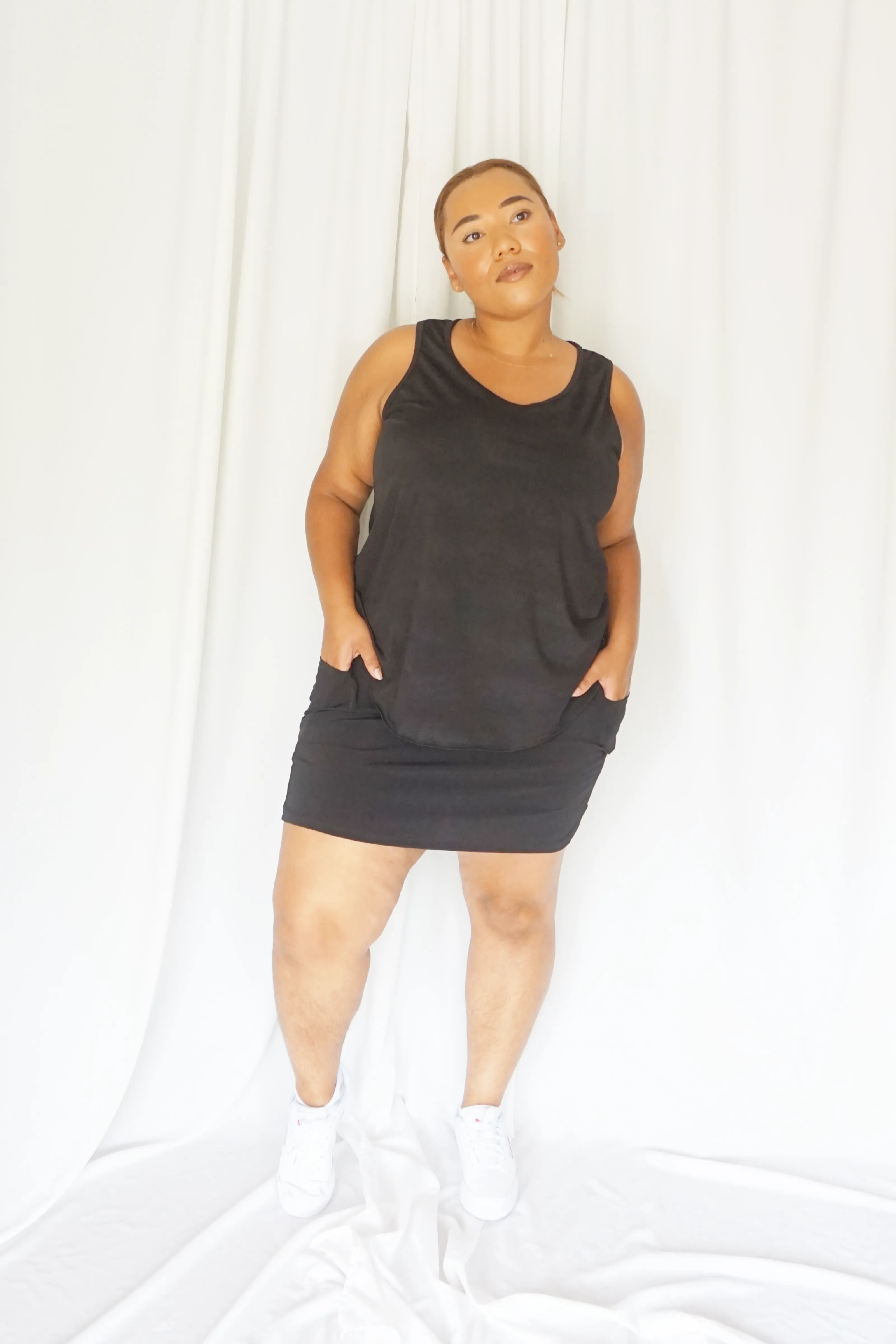 Black Pocket Skort