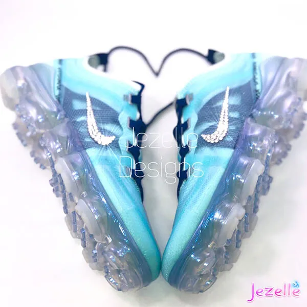 Bling Blue Nike Air Vapormax 2019 w/ Ultra-Premium Crystals