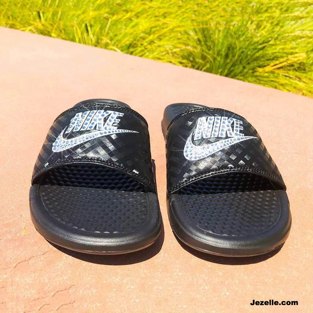 Bling Custom Nike Slides w/ Ultra-Premium Crystals for Women