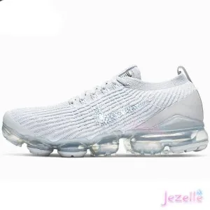 Bling Nike Air VaporMax Flyknit 3 w/Ultra-Premium Crystals (White/Platinum)