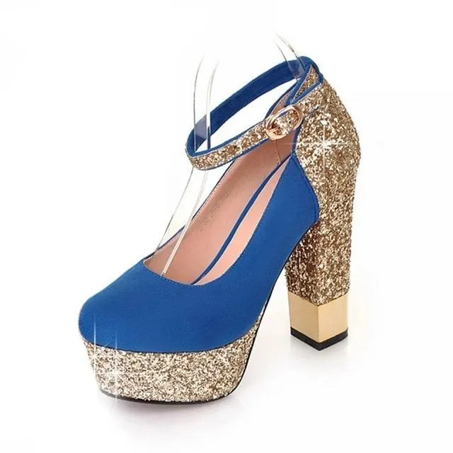 Bling Upper Pumps Shoes