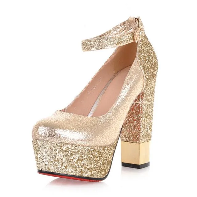 Bling Upper Pumps Shoes