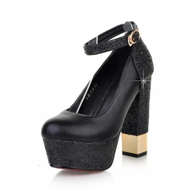 Bling Upper Pumps Shoes