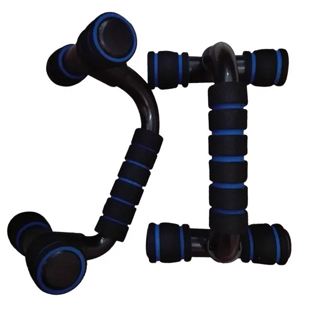 CALOFE 2Pcs Thicken ABS Fitness Push Up Antiskid Pushup Stands Bars Sport Gym Exercise Training Chest Sponge Hand Grip Trainer