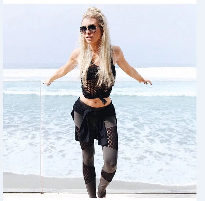 Charcoal grey fitness sports bottoms
