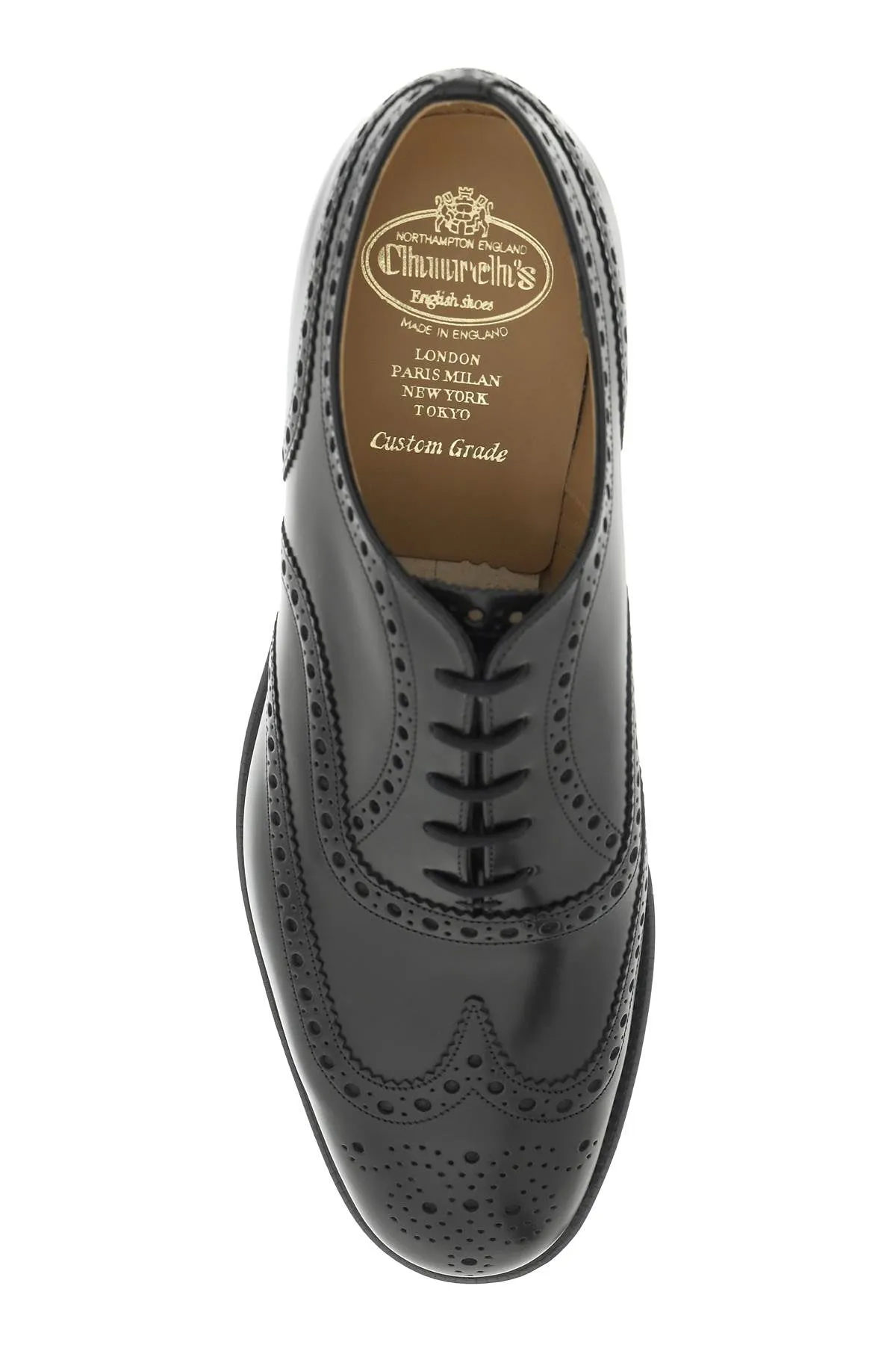 CHURCH'S Black Leather Moccasins for Men