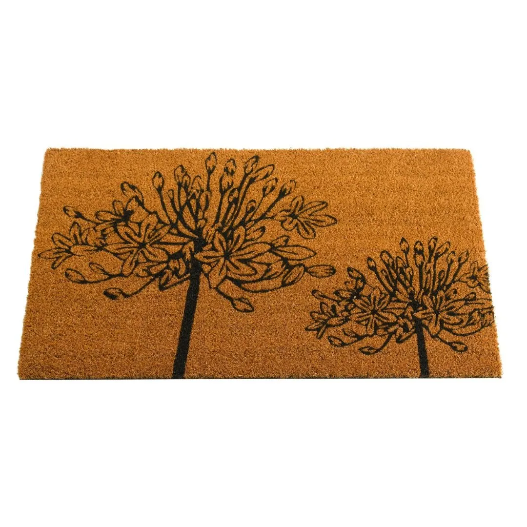 Coir Door Mat Lily Of The Nile 45 x 75cm