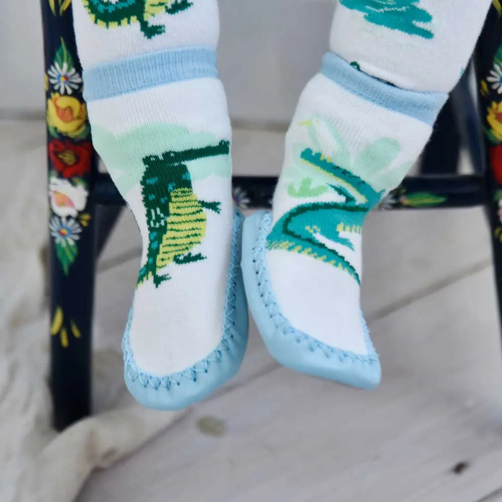 Crocodile Moccasin Slippers