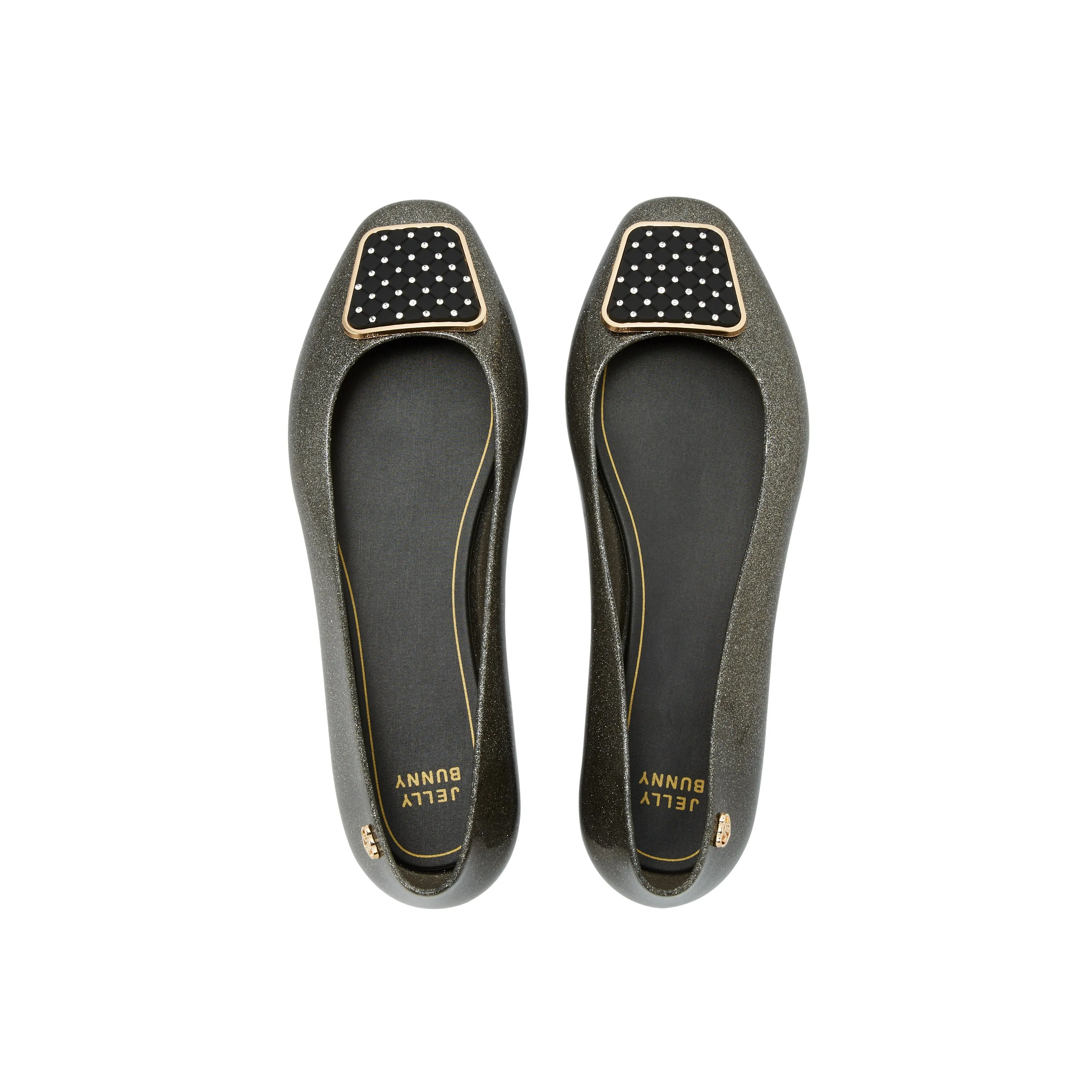 Cullen Willa Flat BallerinasGlitter Black