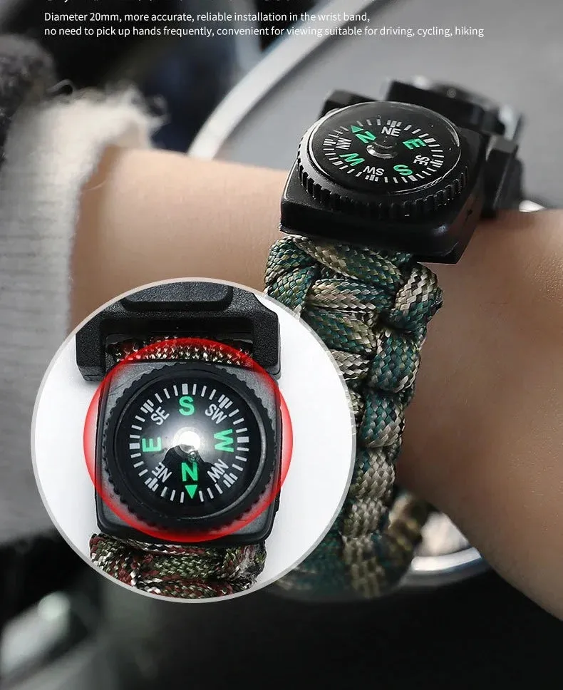 Emergency Outdoor Paracord Bracelet