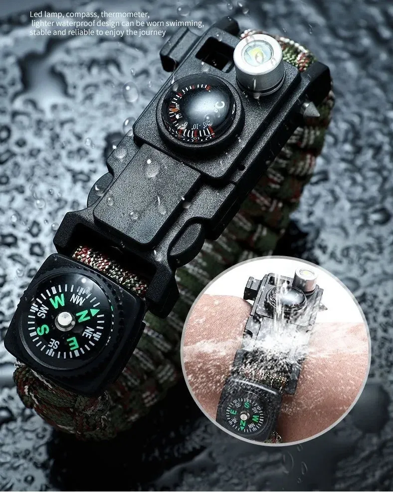 Emergency Outdoor Paracord Bracelet