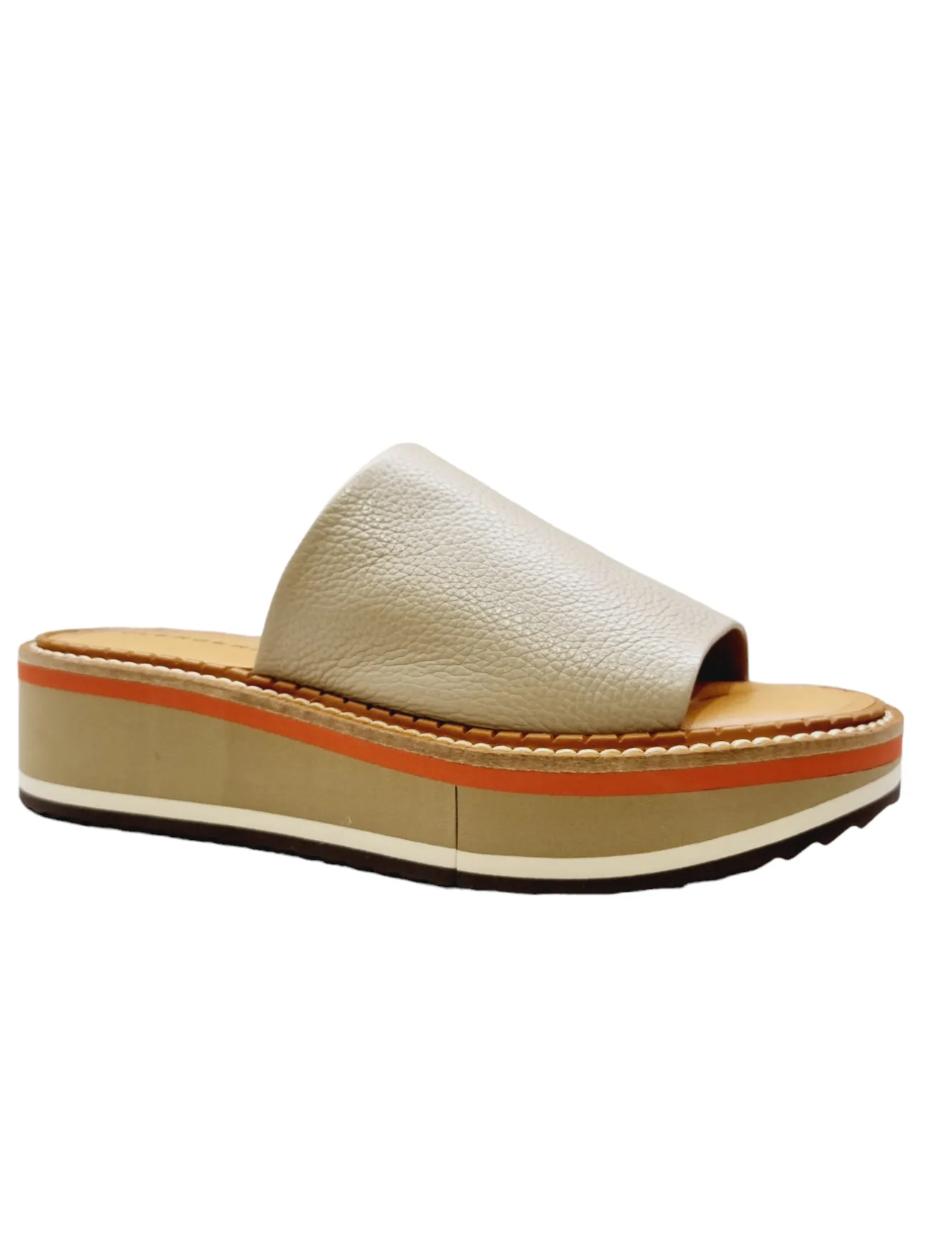 Fastie Taupe Mule Slide