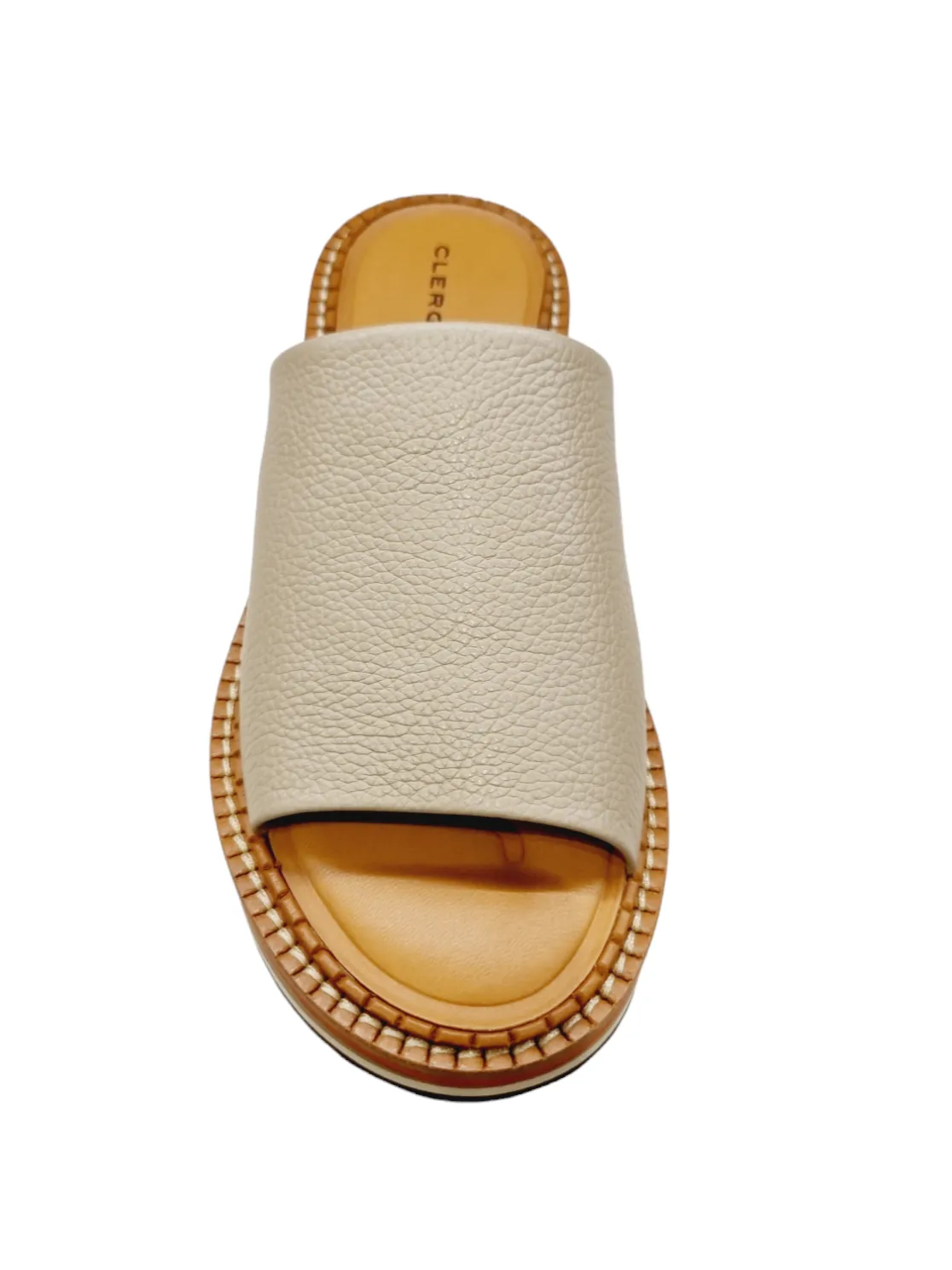 Fastie Taupe Mule Slide