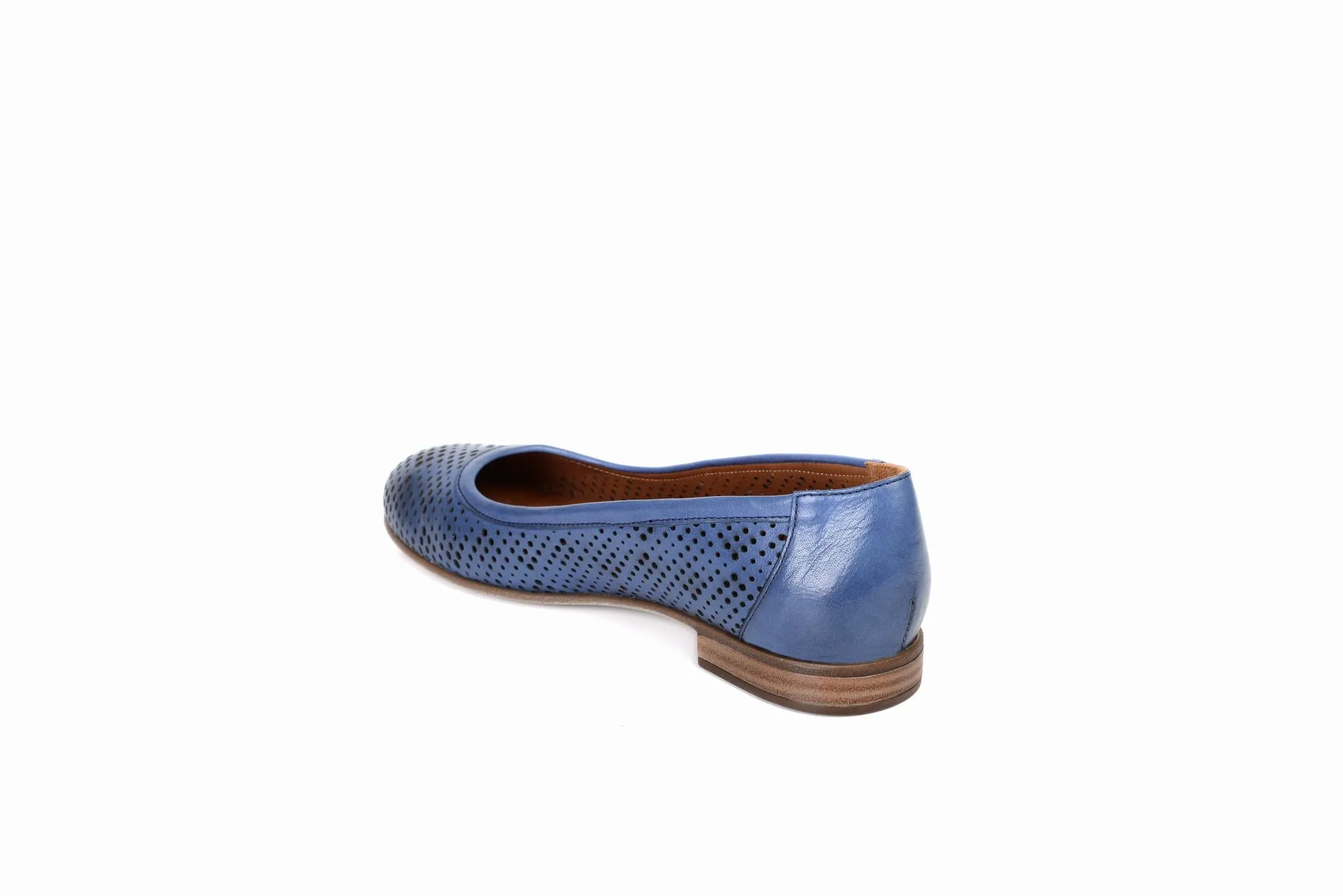 FOOT FEDERATION OPENWORK FLAT WOMEN'S SHOE BLUE