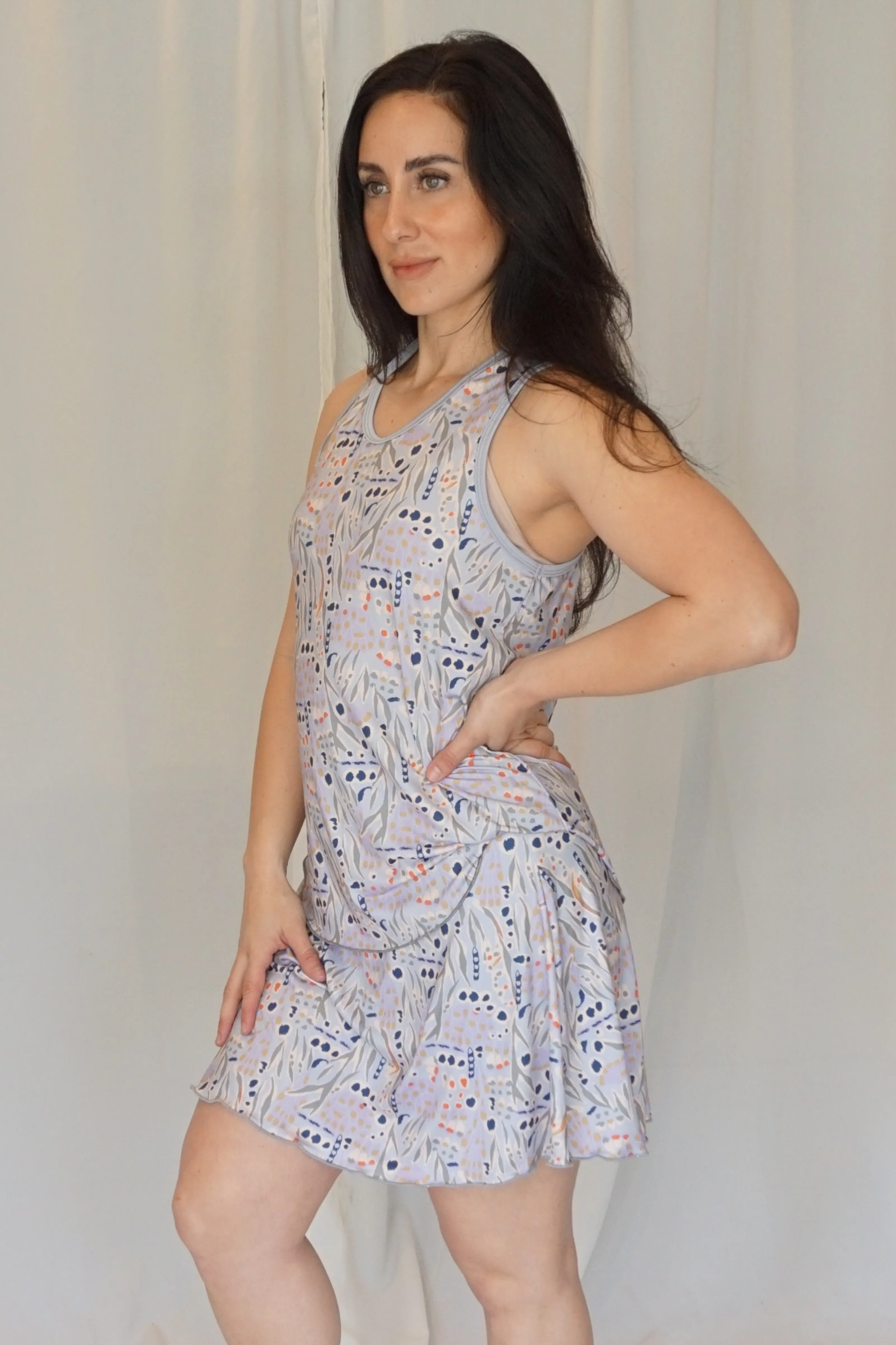 Gray Desert Flounce Skort
