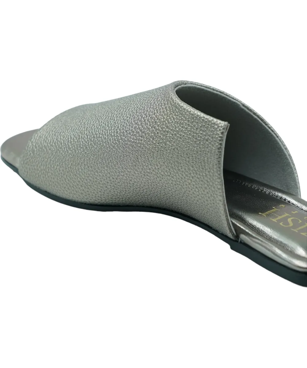Gunmetal Claire Flats