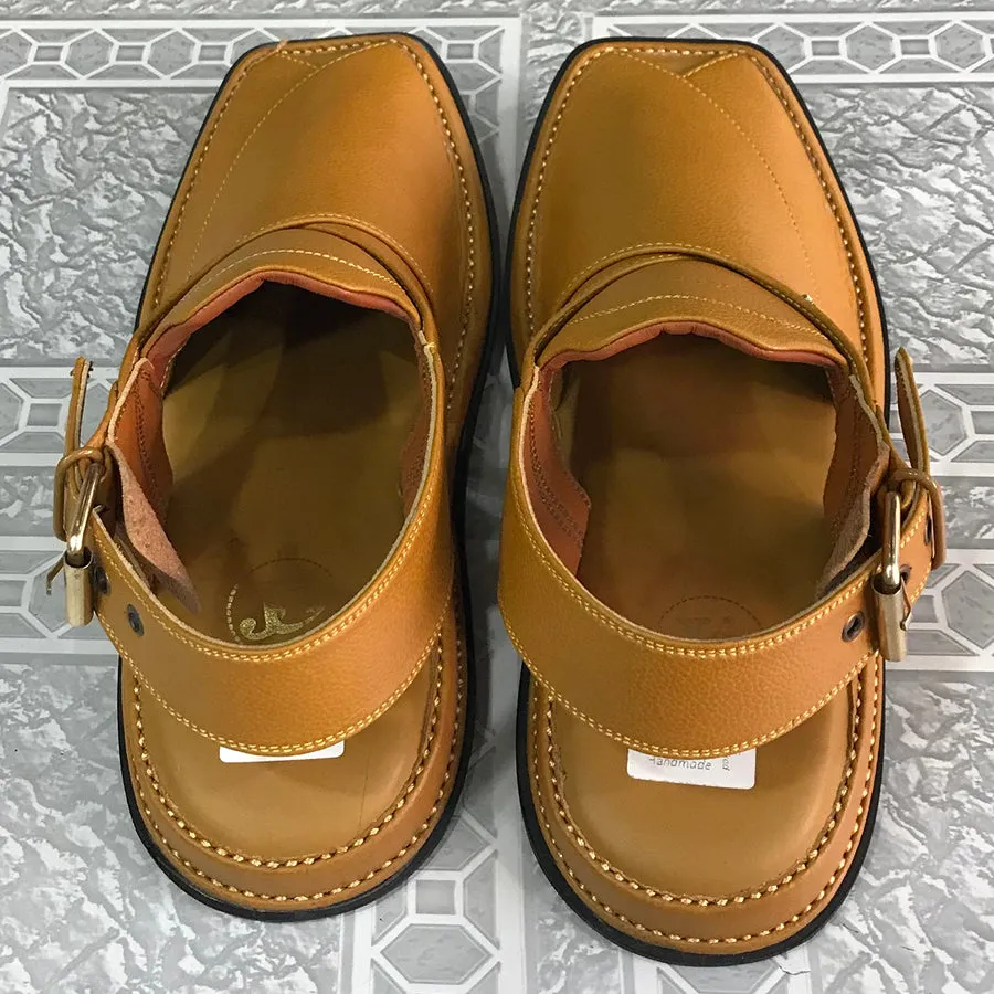 Handmade Men's Leather Peshawari Chappal