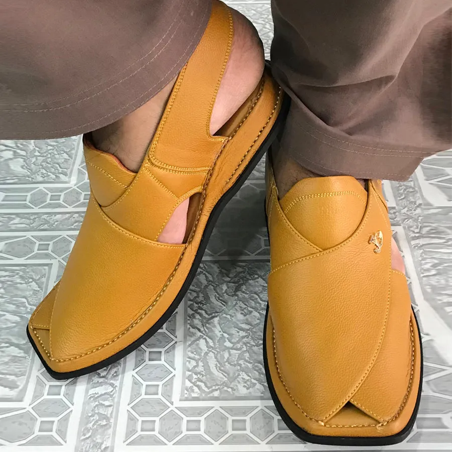 Handmade Men's Leather Peshawari Chappal