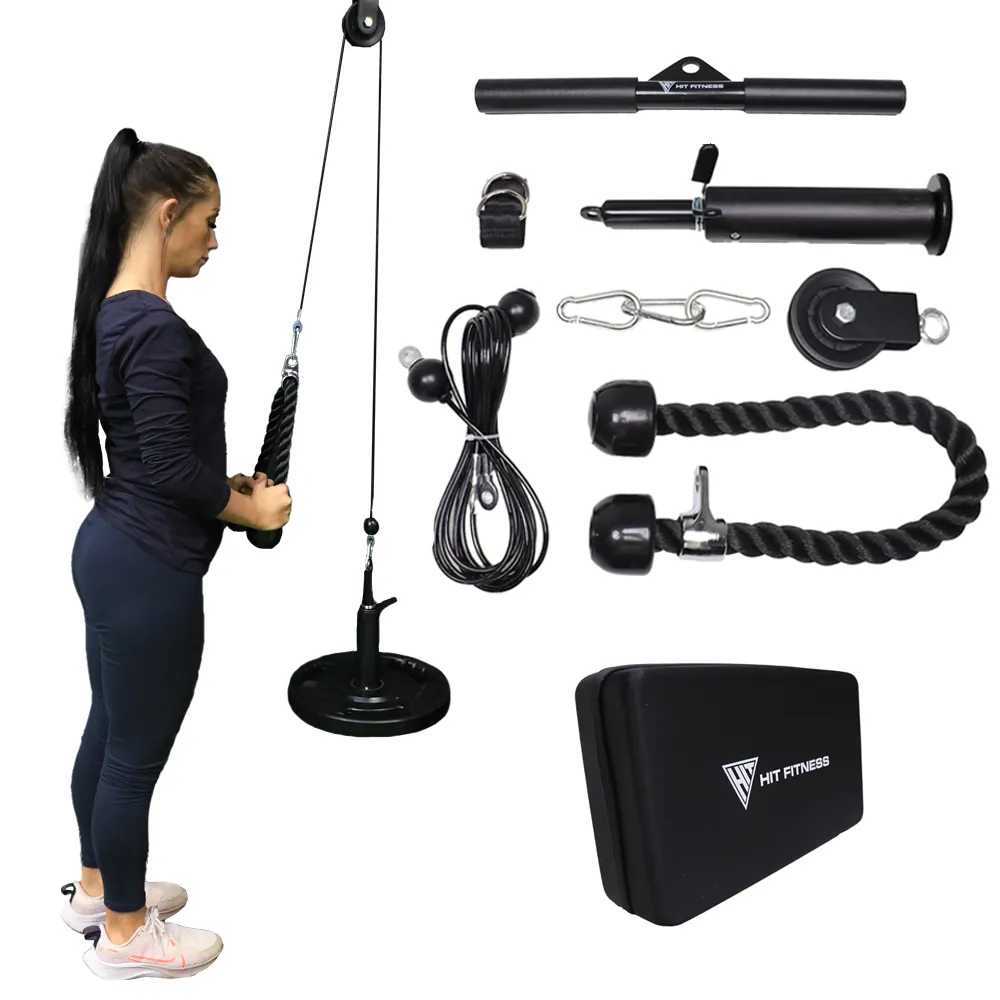 Hit Fitness F200 Pro Power Rack with Cable Pulley System