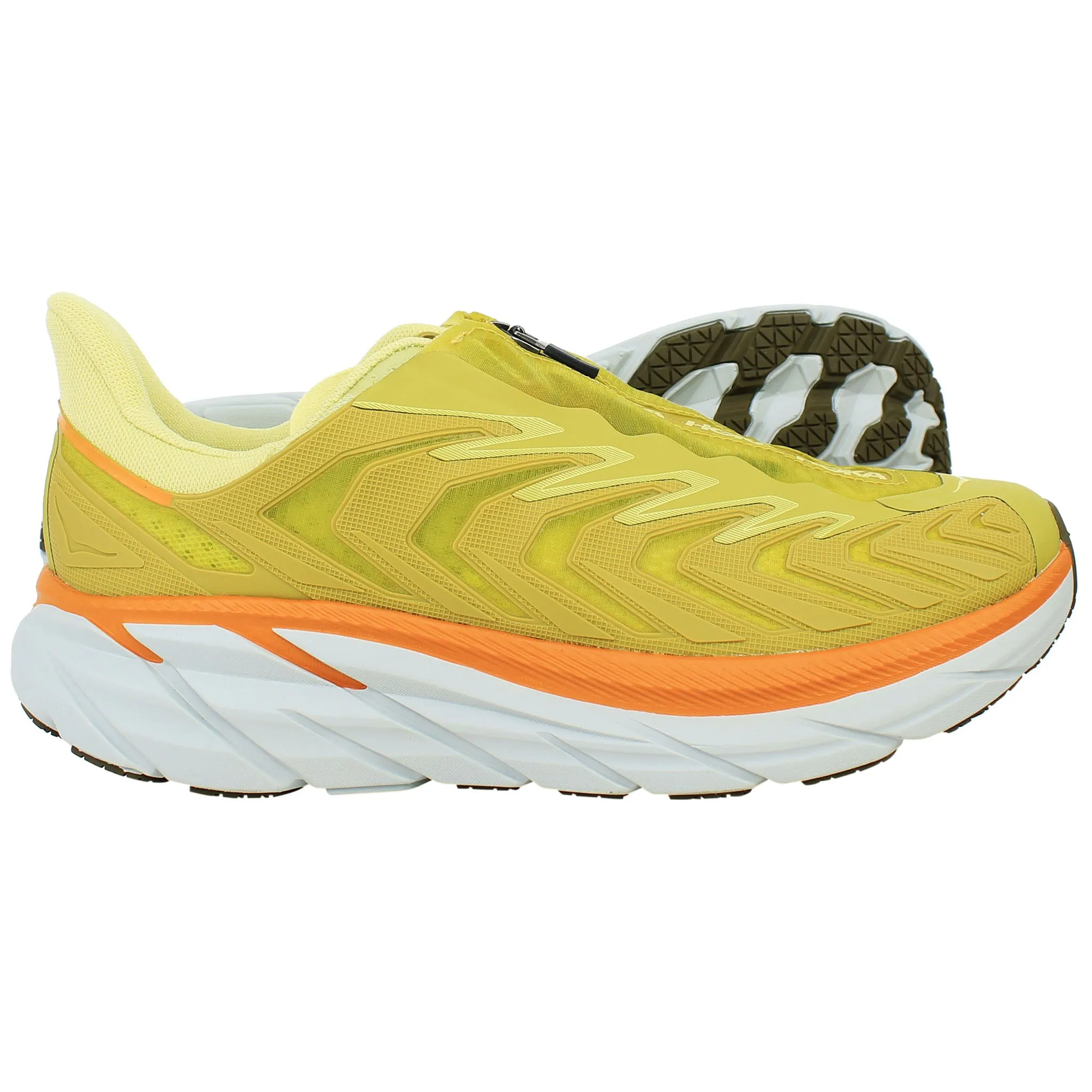 Hoka Project Clifton Mens Gold Running Shoes