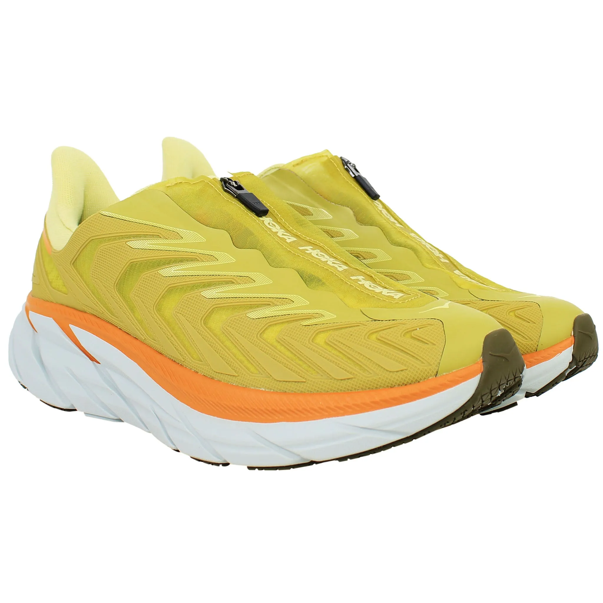 Hoka Project Clifton Mens Gold Running Shoes
