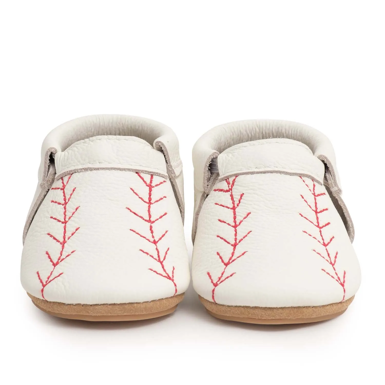 Home Run Hard Sole Fringeless Moccasins