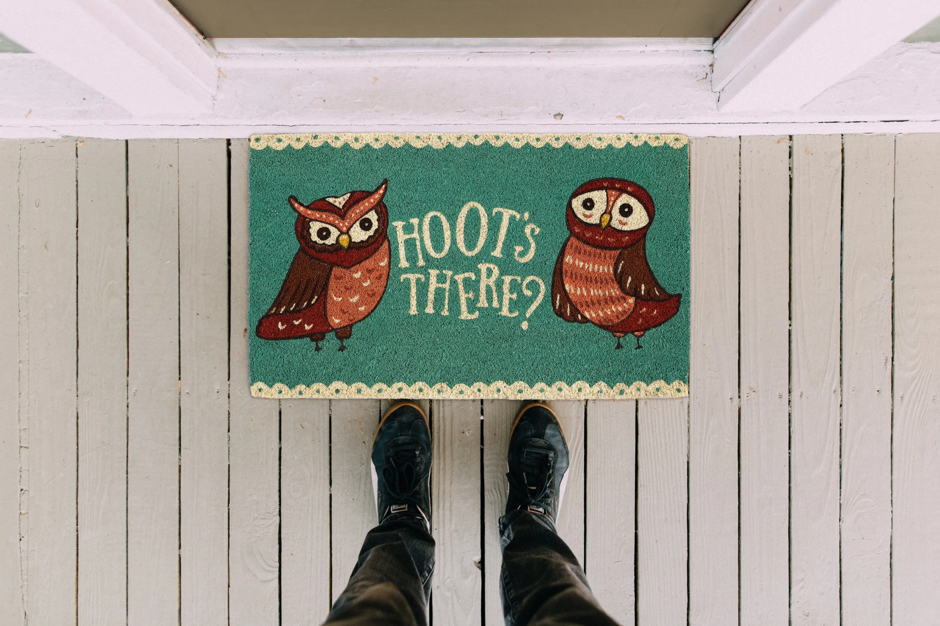 Hoots There Doormat