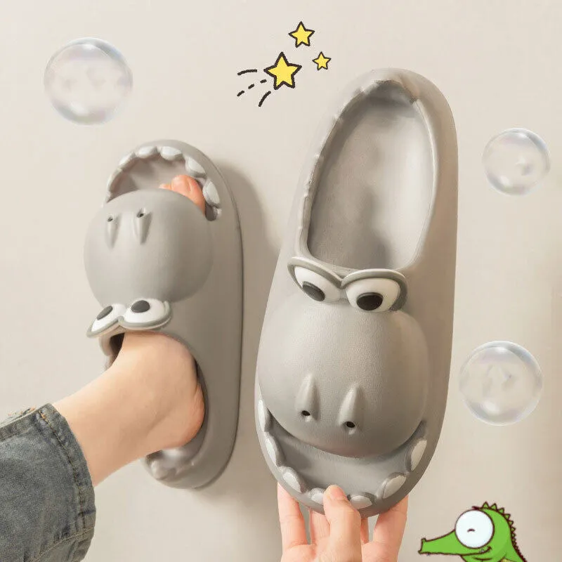 Kids Dinosaur Slippers Wholesale Summer Cartoon Parent Child Outdoor Home EVA Sa