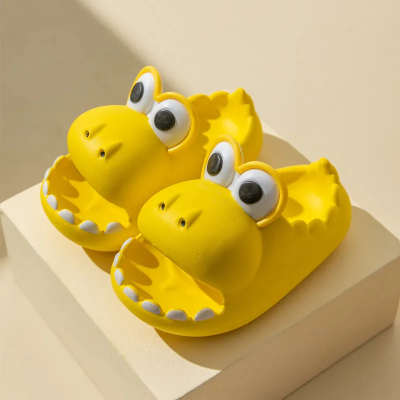 Kids Dinosaur Slippers Wholesale Summer Cartoon Parent Child Outdoor Home EVA Sa