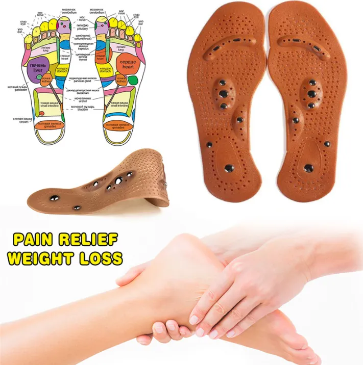 Magnetic Acupressure Foot Therapy Insole - Stimulates Weight Loss!