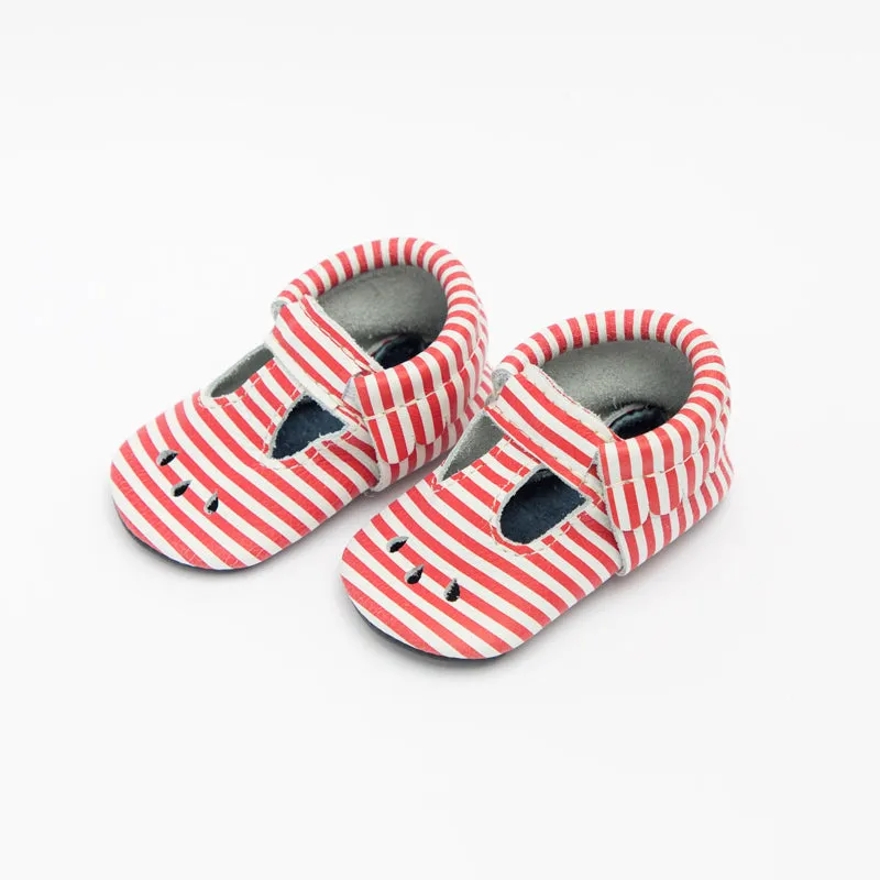 Mary Jane in Red and White Stripes by Freshly Picked