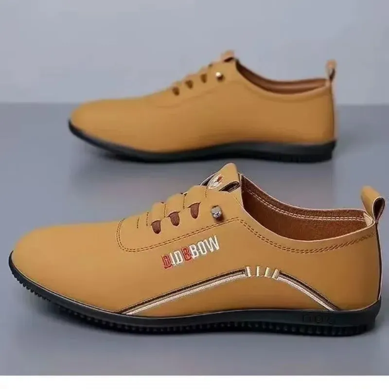 Men's Retro Leather Loafers | Lightweight British Moccasins