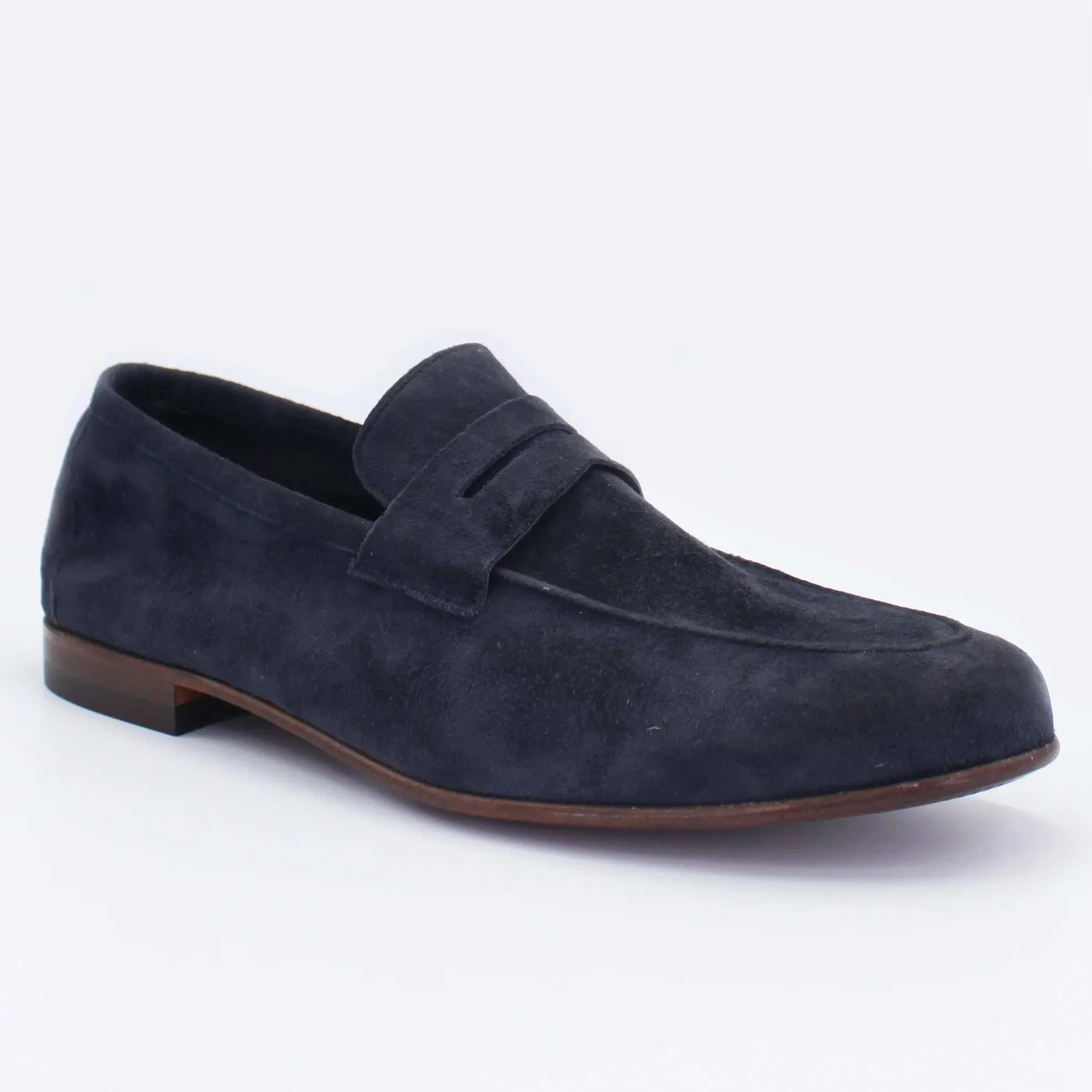 Men's Suede Moccasin in Suede Notte (MER7730)
