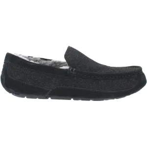 Men's UGG Ascot Wool Black Wool/Suede