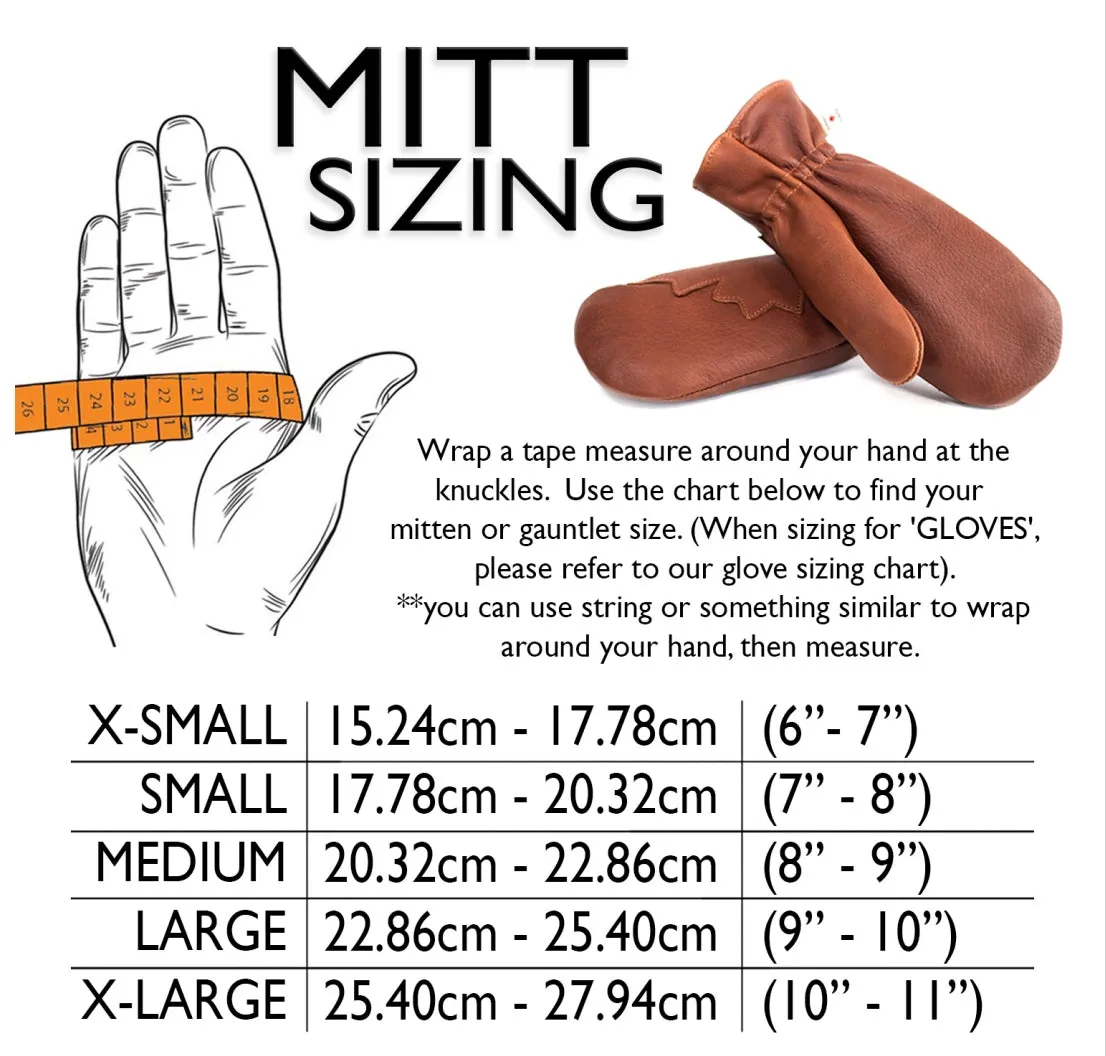 Mitts Deerskin Canada HH🍁