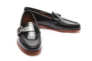 Moccasin 5320 with Buckle Patent Black