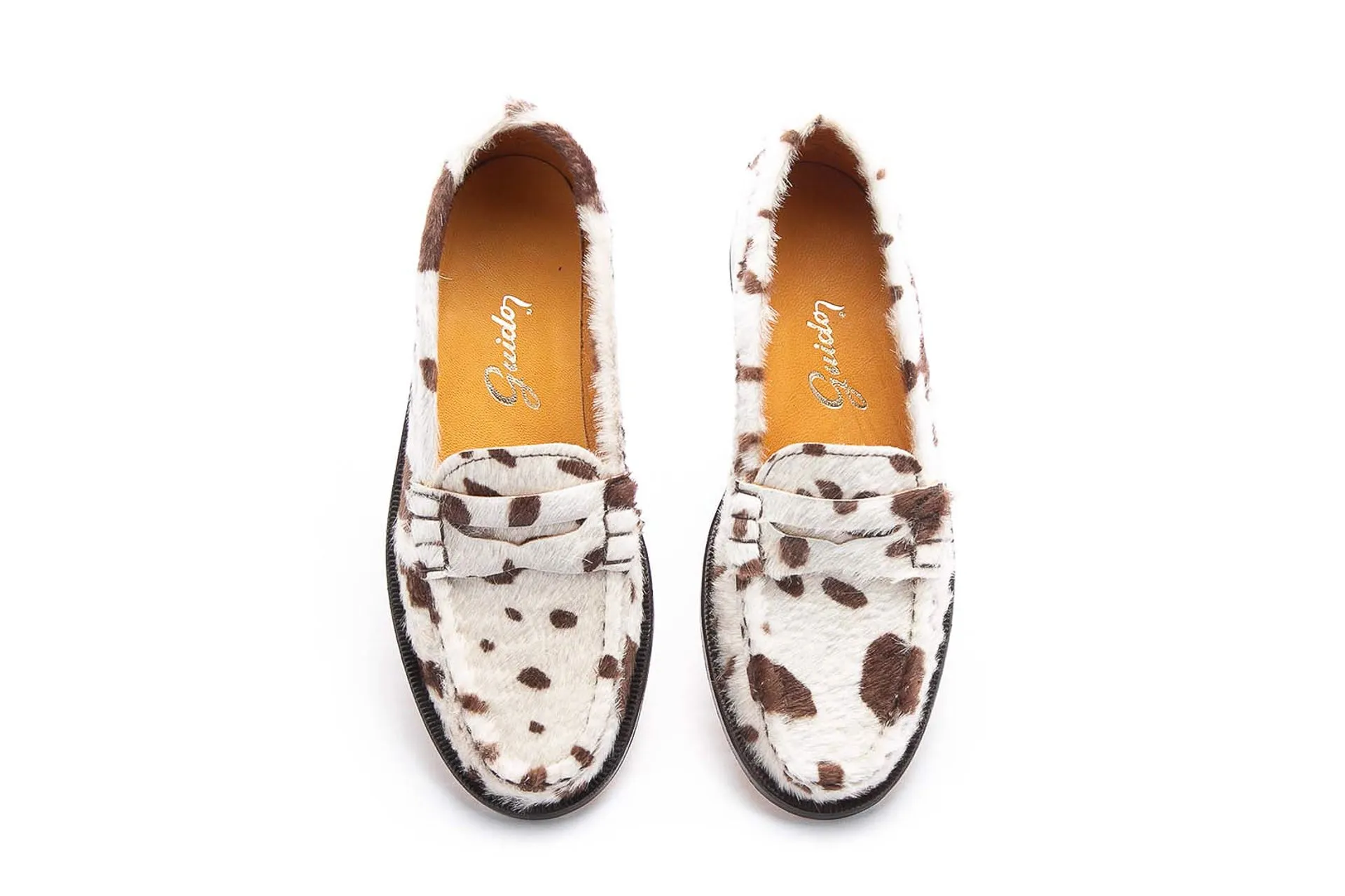 Moccasin 5379 White & Brown