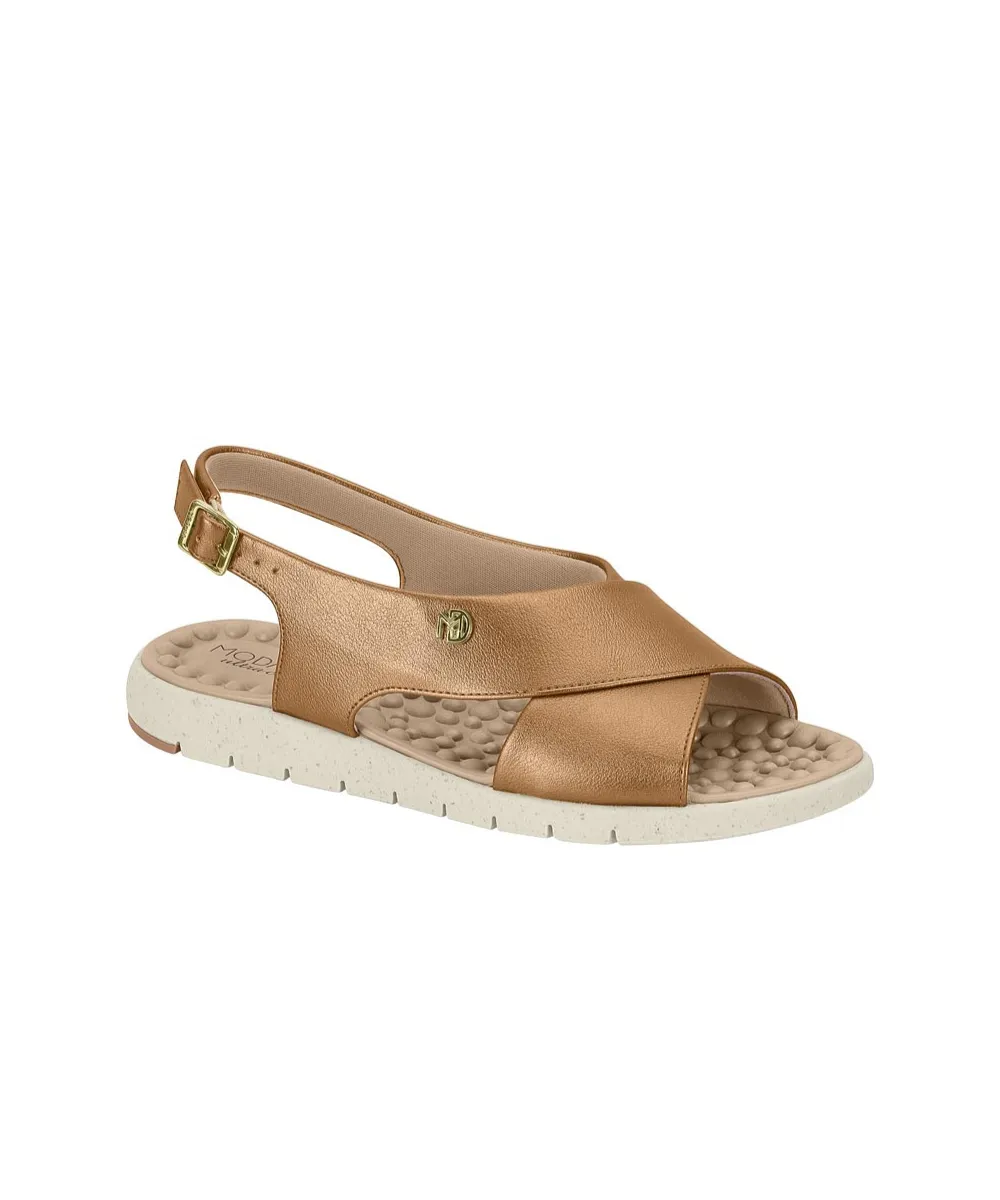MODARE WOMEN FLATS IN BRONZE
