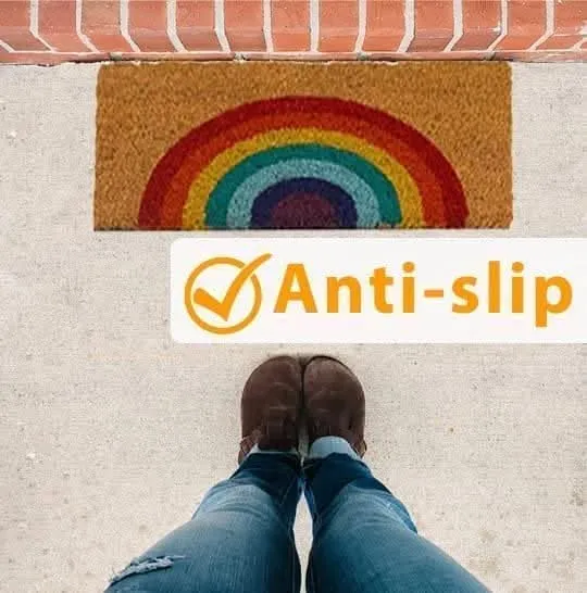 Novelty Rainbow Welcome Doormat