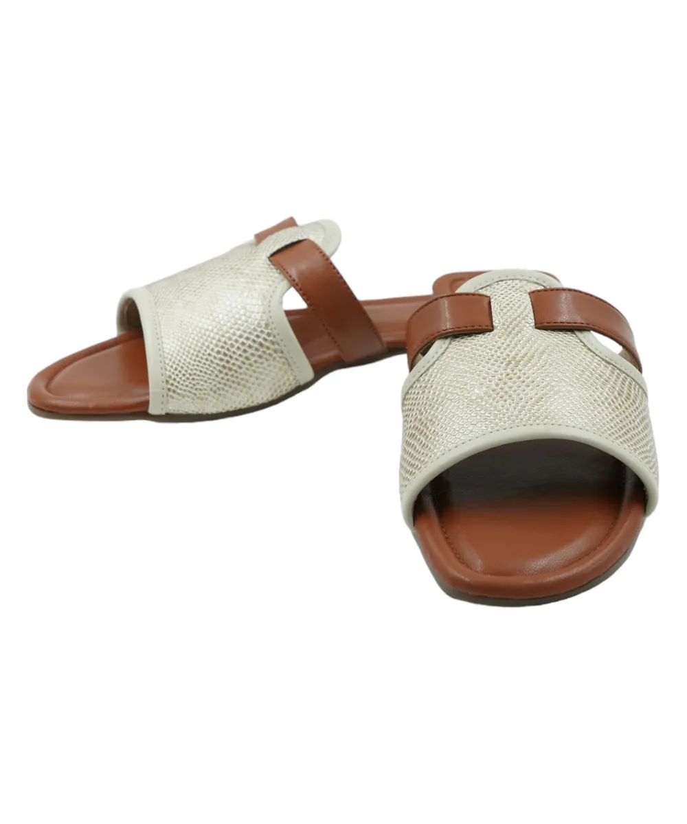 Off White Meghan Flats