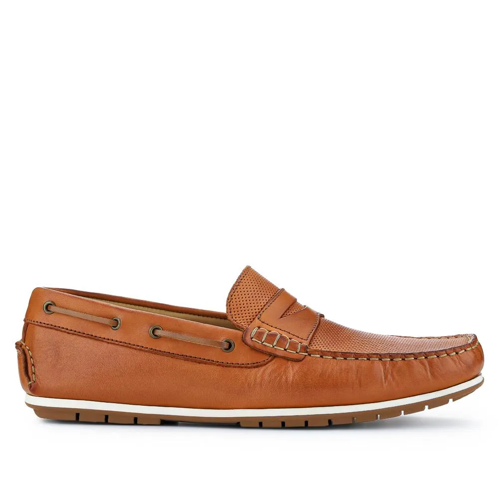 Parks Casual Leather Moccasins  - PARKS / 327 313