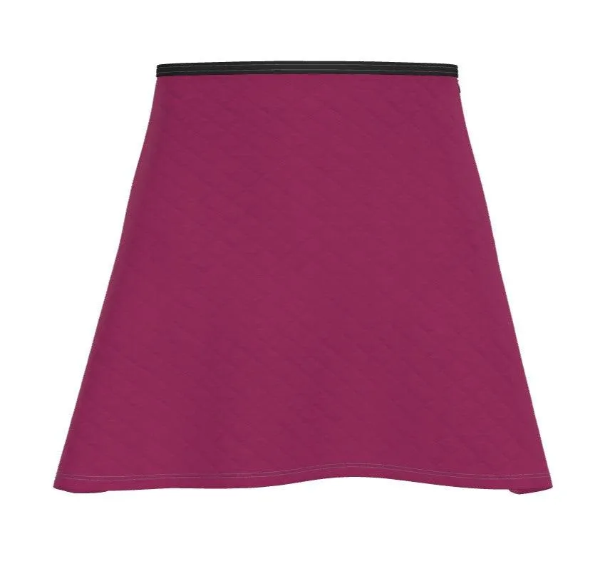 Pena Camelot Red Mini Skater Skirt