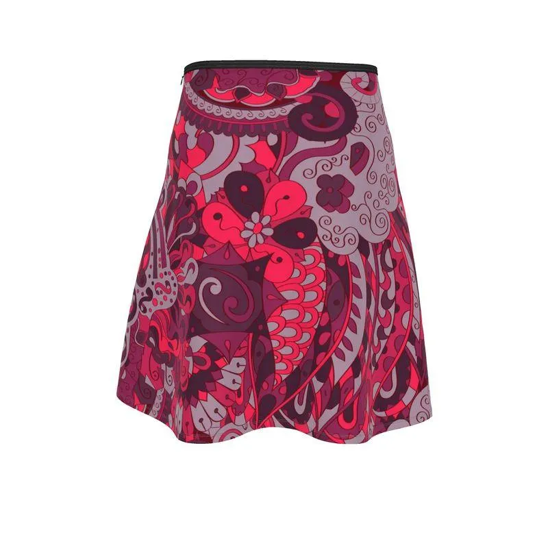 Pena Knee Length Skater Skirt
