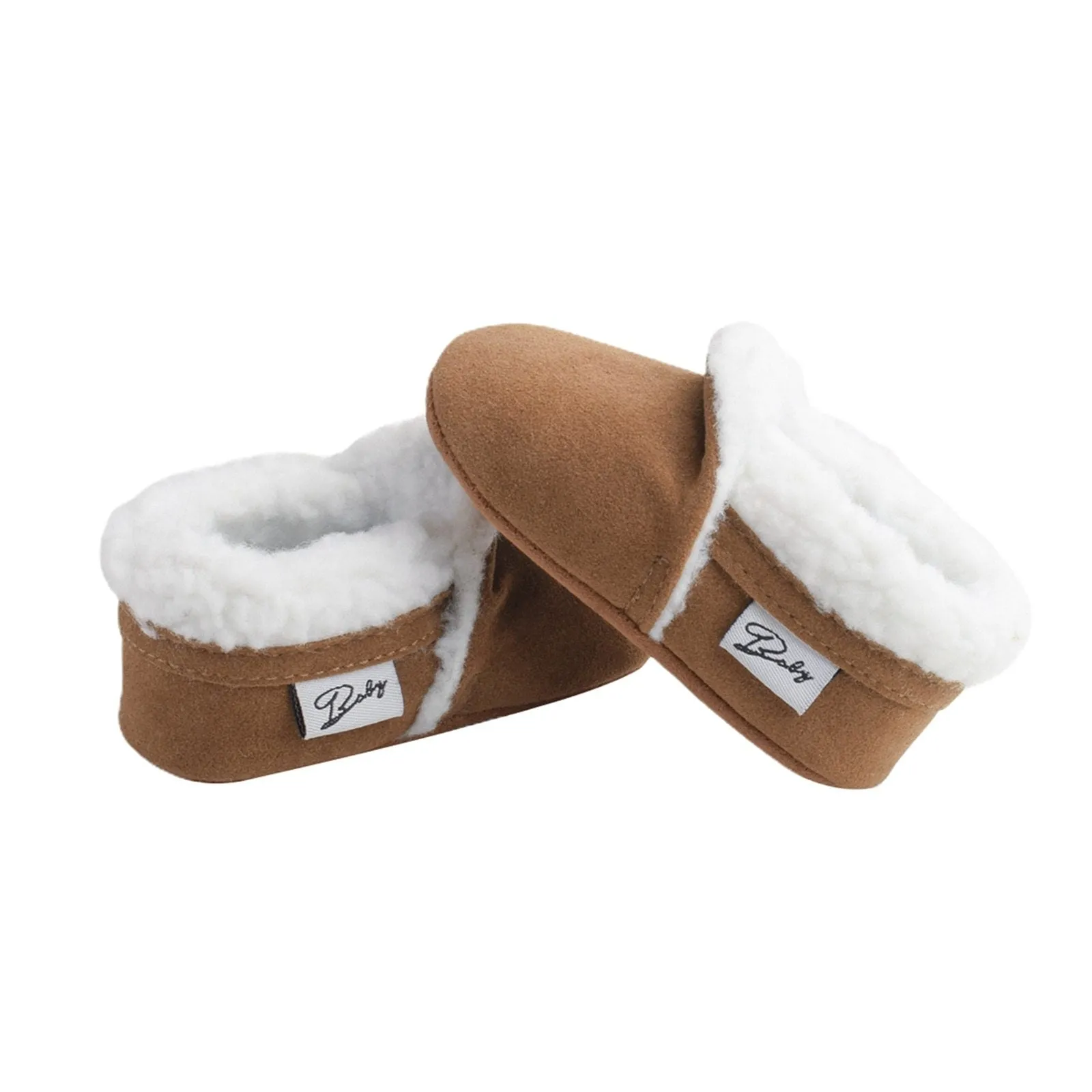 Plush Baby Moccasins